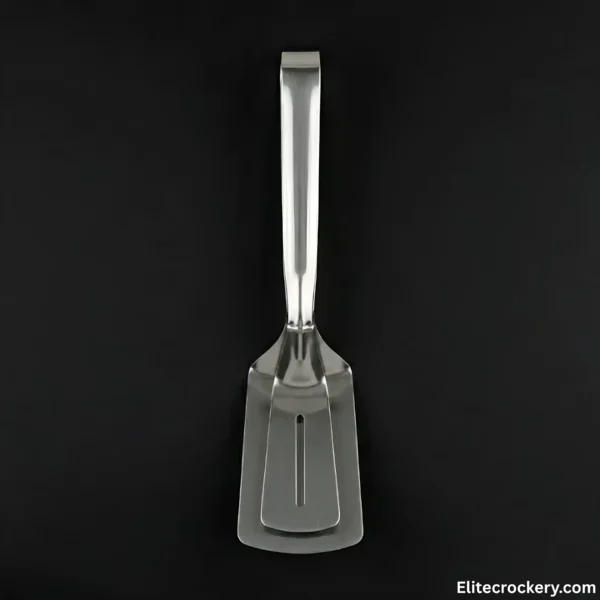Silver premium serving tongs