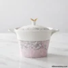 Luxury Floral 61 Piece Set Luxury 61 piece floral dinner set in pink
