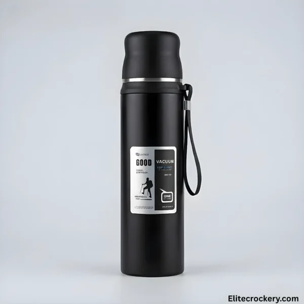 Black 800ml vacuum flask