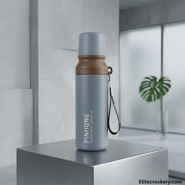 Gray Pinghong Thermos 750ml Pinghong Thermos Bottle 750ml in gray color