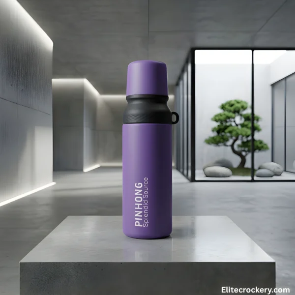 Purple Pinghong Thermos 750ml Pinghong Thermos Bottle 750ml in purple color