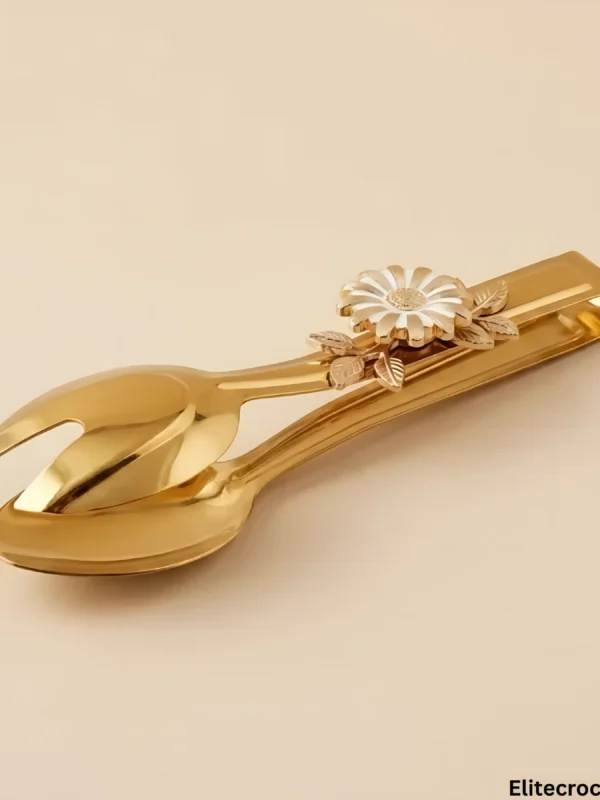 Gold Decorative Tongs Premium gold decorative serving tongs