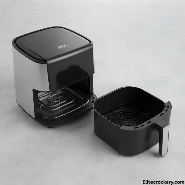 Anex Air Fryer Basket Anex Air Fryer with basket removed