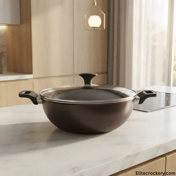 Mango Decor 18 Piece Cookware Set Non-Stick Karahi