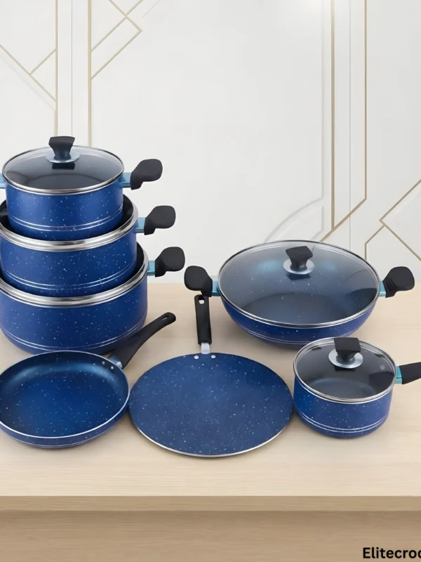 SK Super Non Stick Cookware Set Full View Complete SK Super Non Stick Cookware Set 16 Pieces