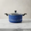 SK Super Non Stick Medium Pot Non-stick cooking pot top view showing glass lid and steam vent.
