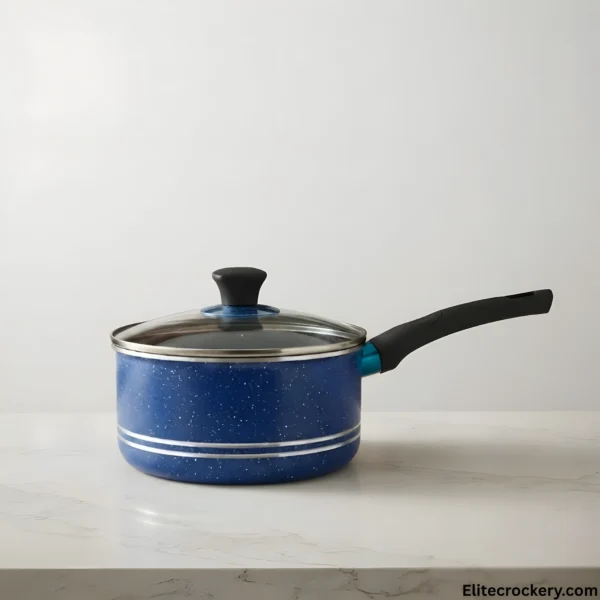 SK Super Non Stick Milk Pan SK Super Non Stick Saucepan Side View
