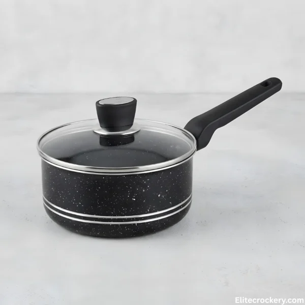 SK Non Stick Saucepan SK non stick saucepan with ergonomic long handle and lid