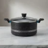 Medium SK Non Stick Casserole Pot Medium SK non stick casserole cooking pot side view