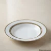 Parsachi Soup Plate Gold Border Parsachi Dinner Set Deep Soup Rim Plate