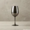 Single Stemmed Water Glass from Smoky Glass Water Set
