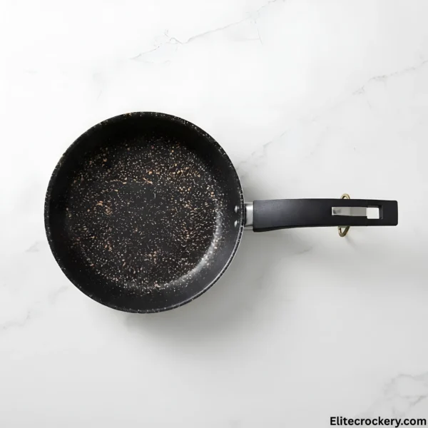Non Stick Frying Pan Top View Xelent Crystal