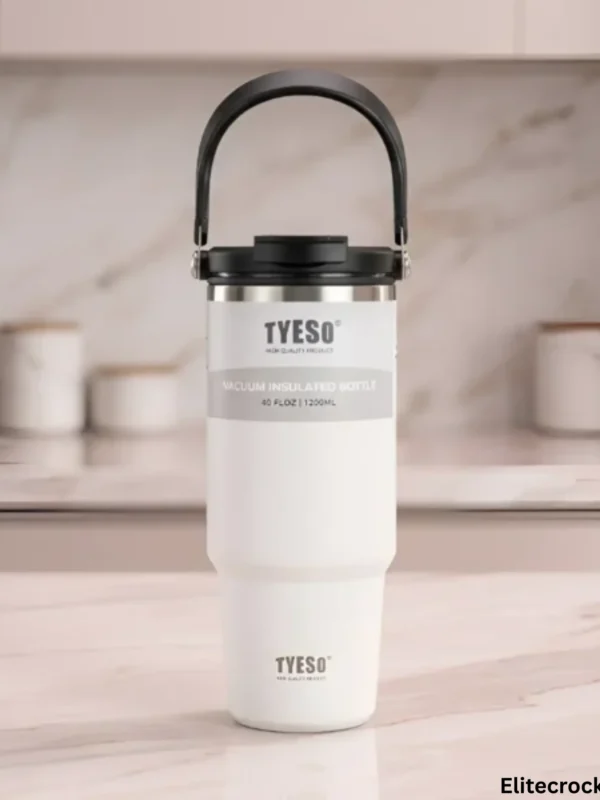 White Tyeso vacuum insulated tumbler
