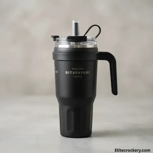 Black Sitarayuri Tumbler Black Sitarayuri insulated coffee tumbler