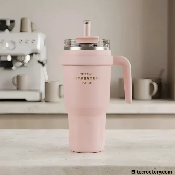 Pink Sitarayuri Tumbler Pink Sitarayuri insulated coffee tumbler