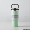 Mint green insulated travel tumbler