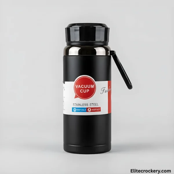 Vacuum 800 ml Black 800ml stainless steel vacuum flask black