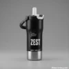 Zest black insulated tumbler side view