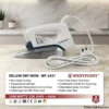 Westpoint Dry Iron specification banner highlighting 1200 watts