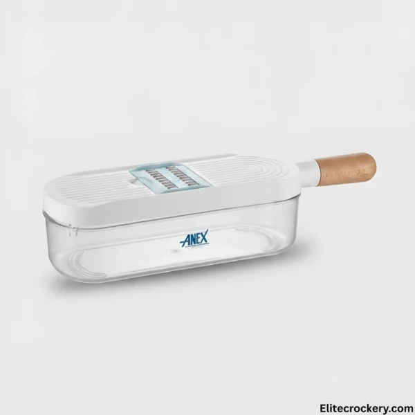 Clean product shot of Anex Vegetable Slicer on a neutral background