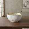 Breakfast Set Golden White Bowl Breakfast Set Golden White 32 China Made Bowl View