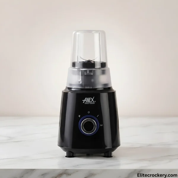 Black Anex motor base with control dial and grinder attachment