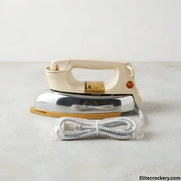 National Electric Iron National Electric Iron with folded cord view