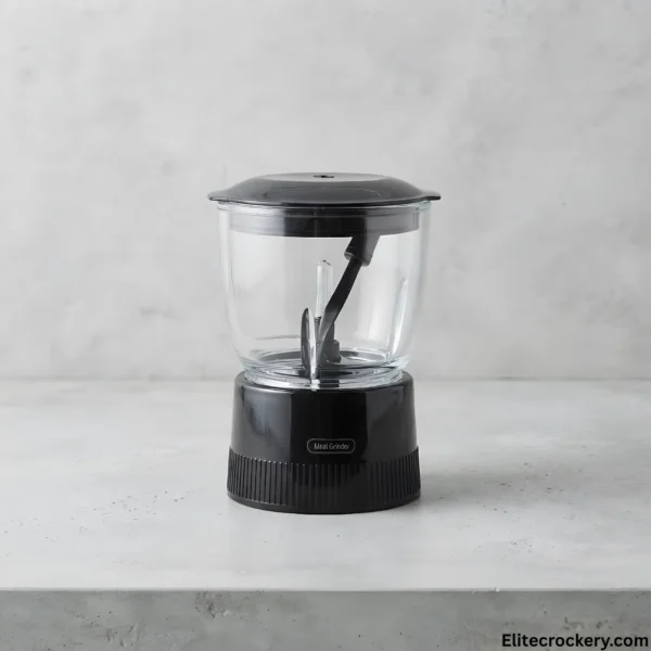 Glass chopper jar attachment of Deluxe Juicer Blender Grinder Set