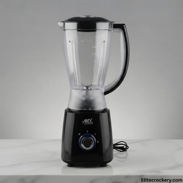 Anex Juicer Blender fitted with large transparent blending jug
