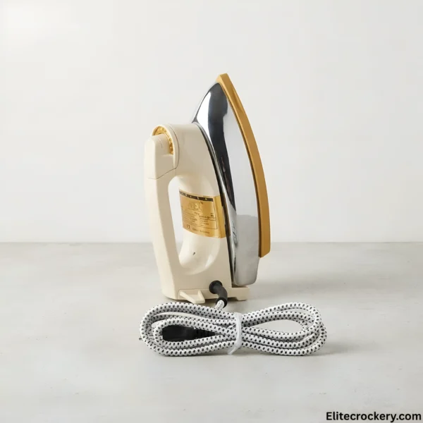 National Iron Side View National Electric Iron upright side profile
